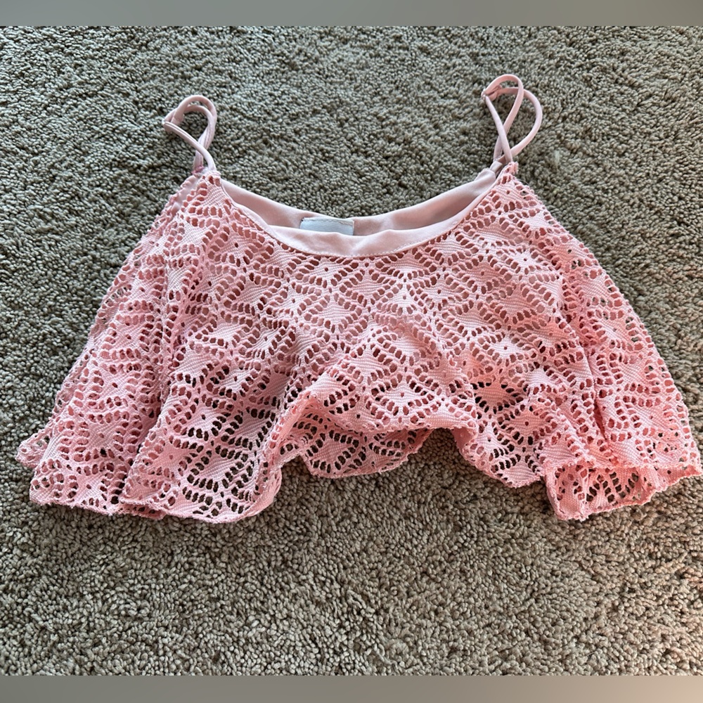 Pink crop top